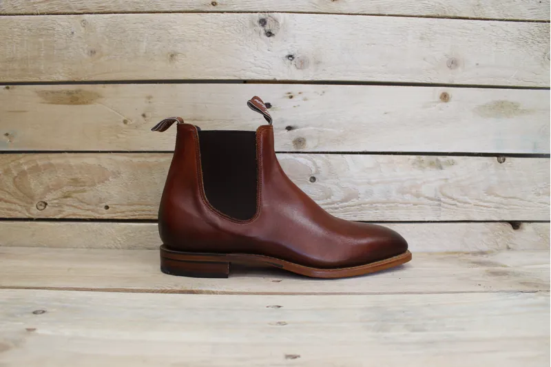 R.M.Williams Chinchilla Leather Sole Boot - Cognac-4